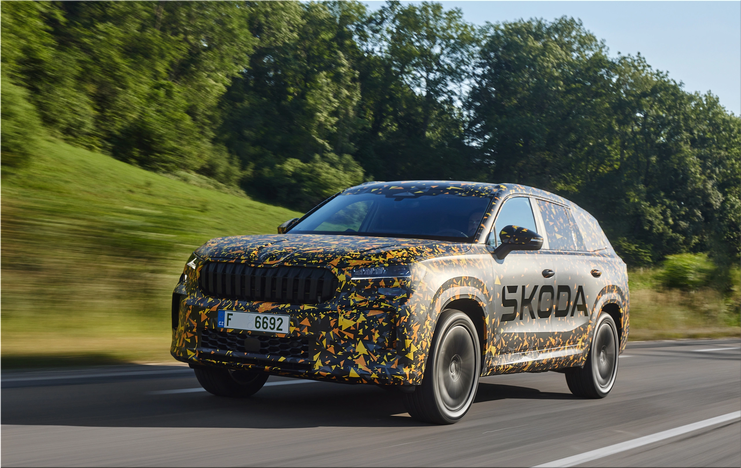 The new Skoda Kodiaq is a plug-in hybrid SUV with a lot of power and style