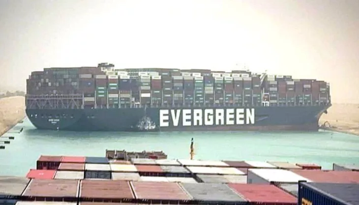 Container ship Ever Given