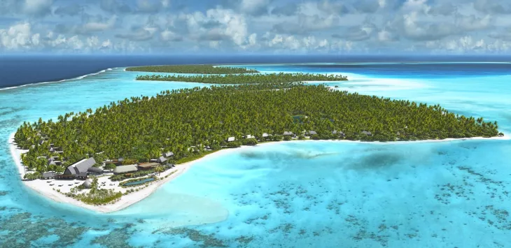 private island of Tetiaroa in French Polynesia