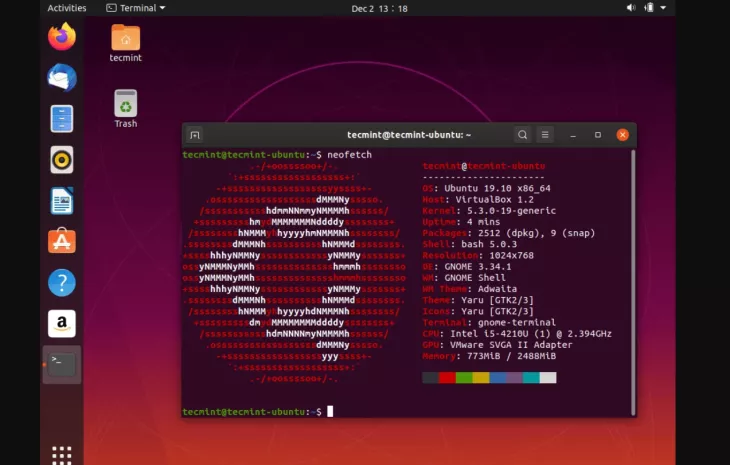 Ubuntu linux distro