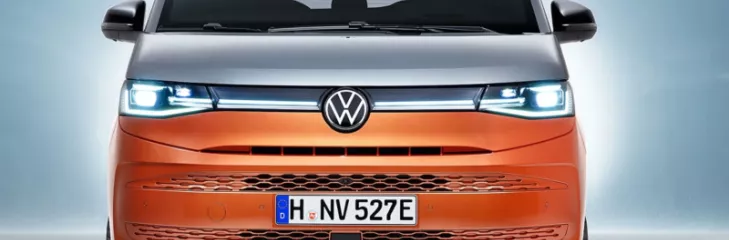 The new Volkswagen T7 Multivan was unveiled